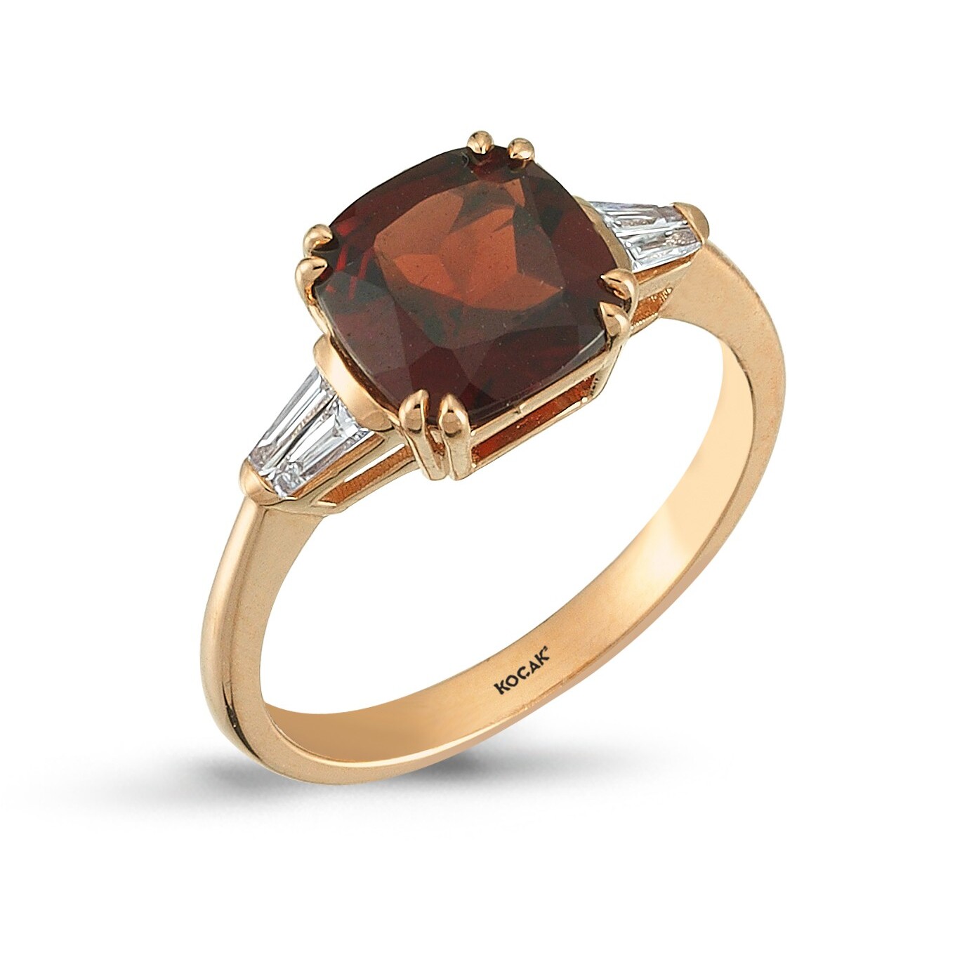 4.06 Karat Garnet Pırlanta Yüzük