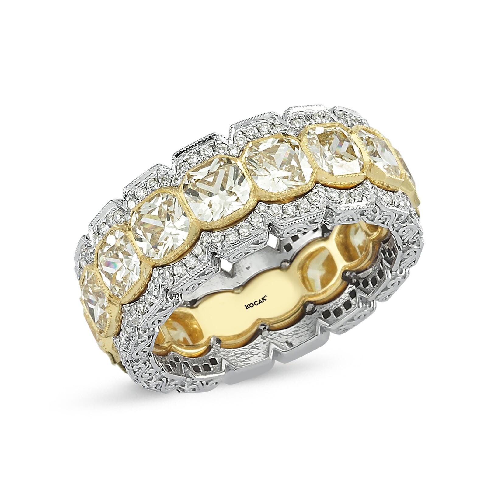 7.95 Karat İmperial Topaz Pırlanta Yüzük