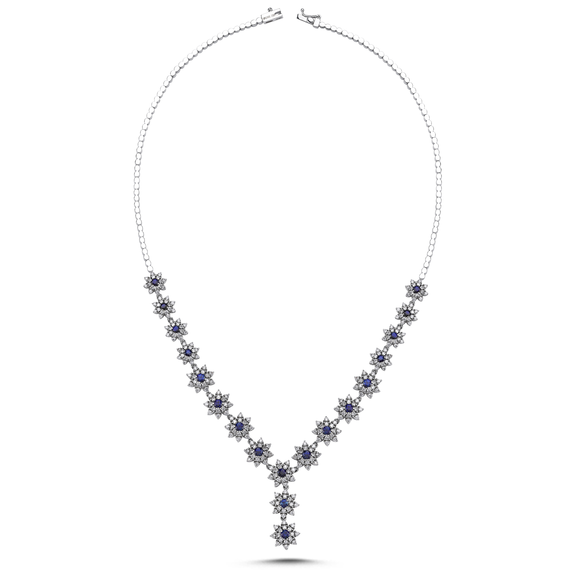 8.10 Karat Safir Pırlanta Gerdanlık