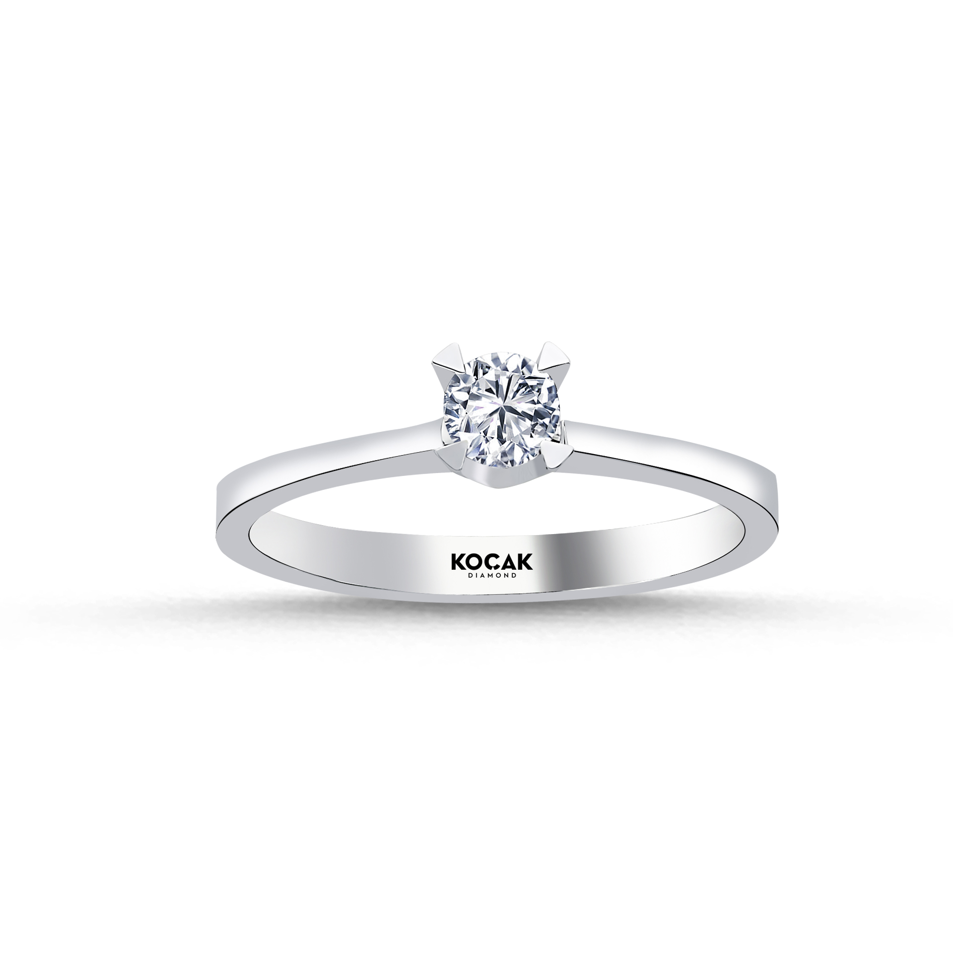 0.24 Karat EF SI Pırlanta Tektaş Yüzük