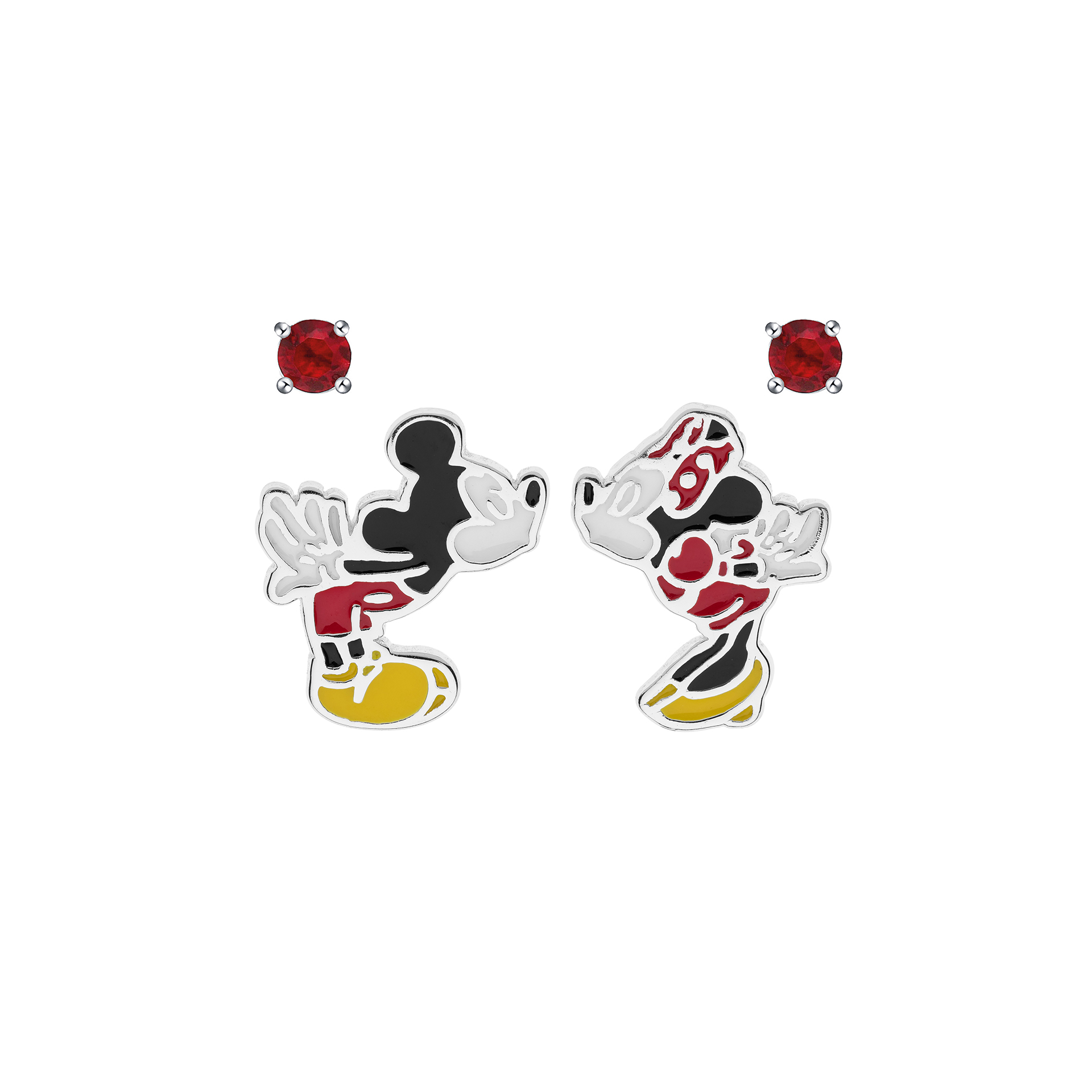 Disney Mickey Figürlü Küpe