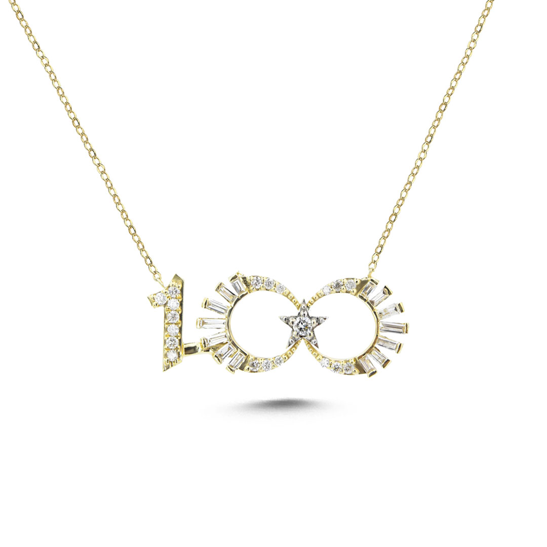 100. Yıl Özel 0.27 Karat Pırlanta Kolye