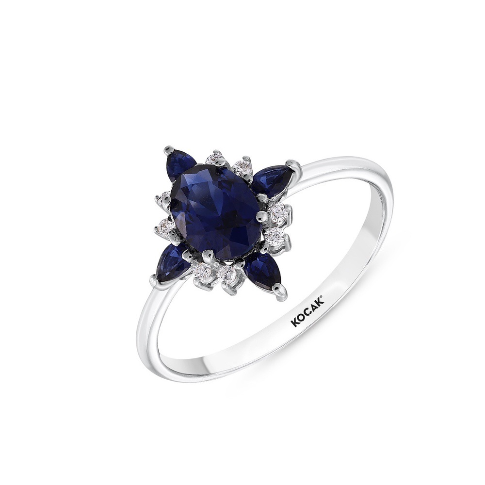 1.21 Karat Safir Pırlanta Yüzük