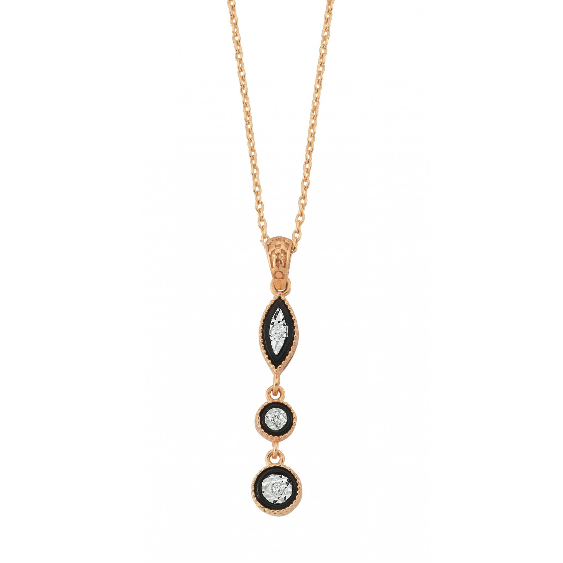 0.02 Karat Elmas Kolye