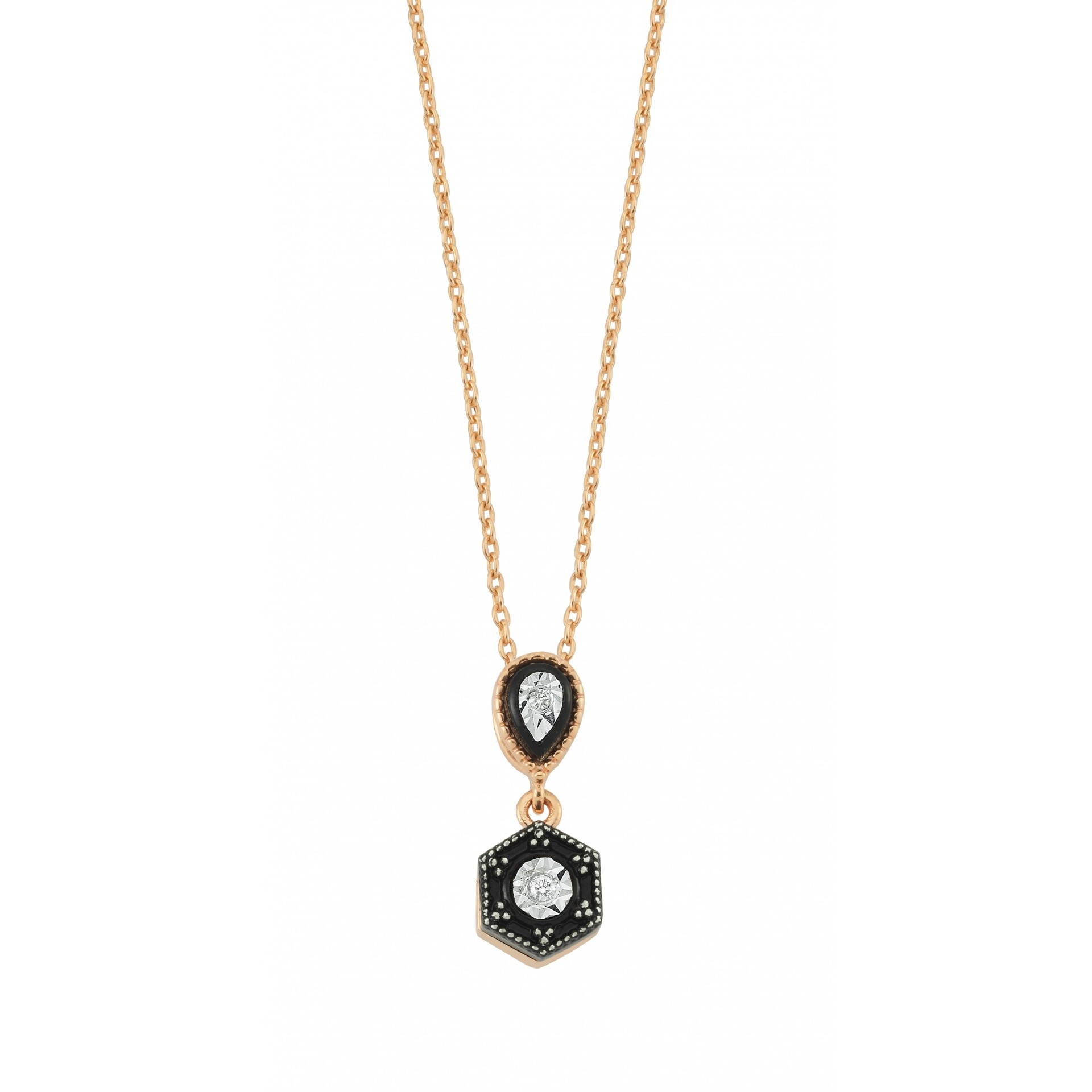 0.02 Karat Elmas Kolye