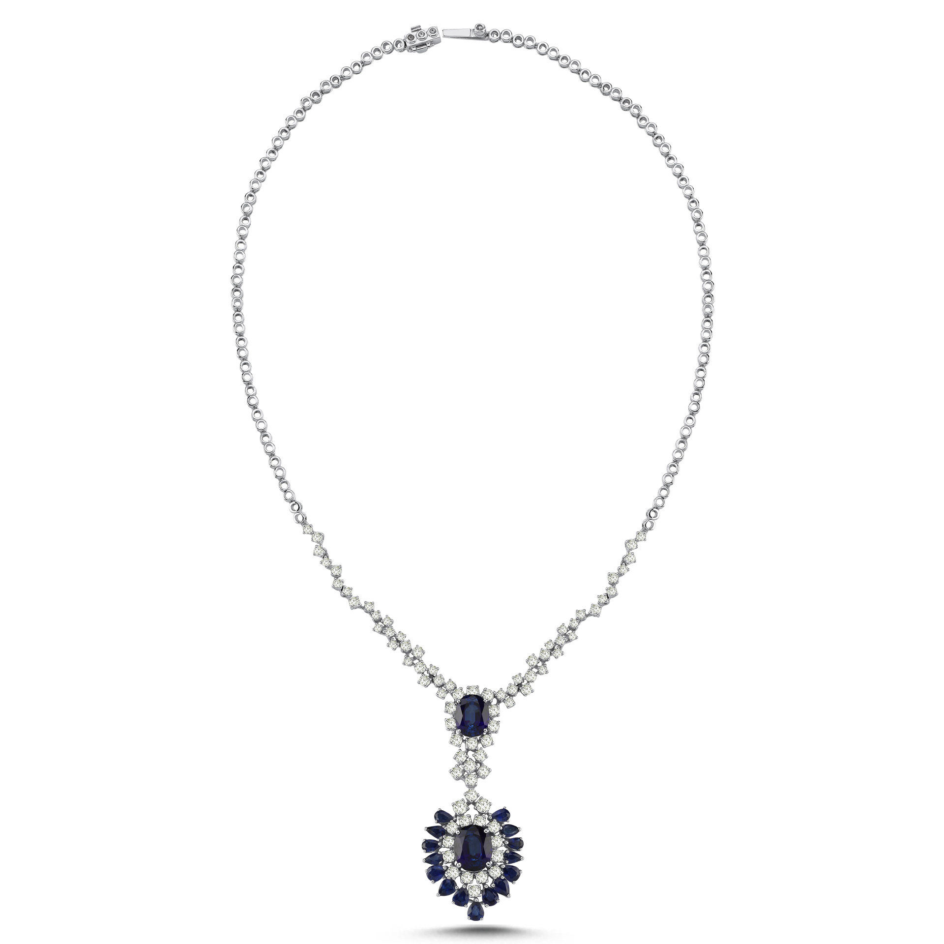 12.75 Karat Safir Pırlanta Gerdanlık