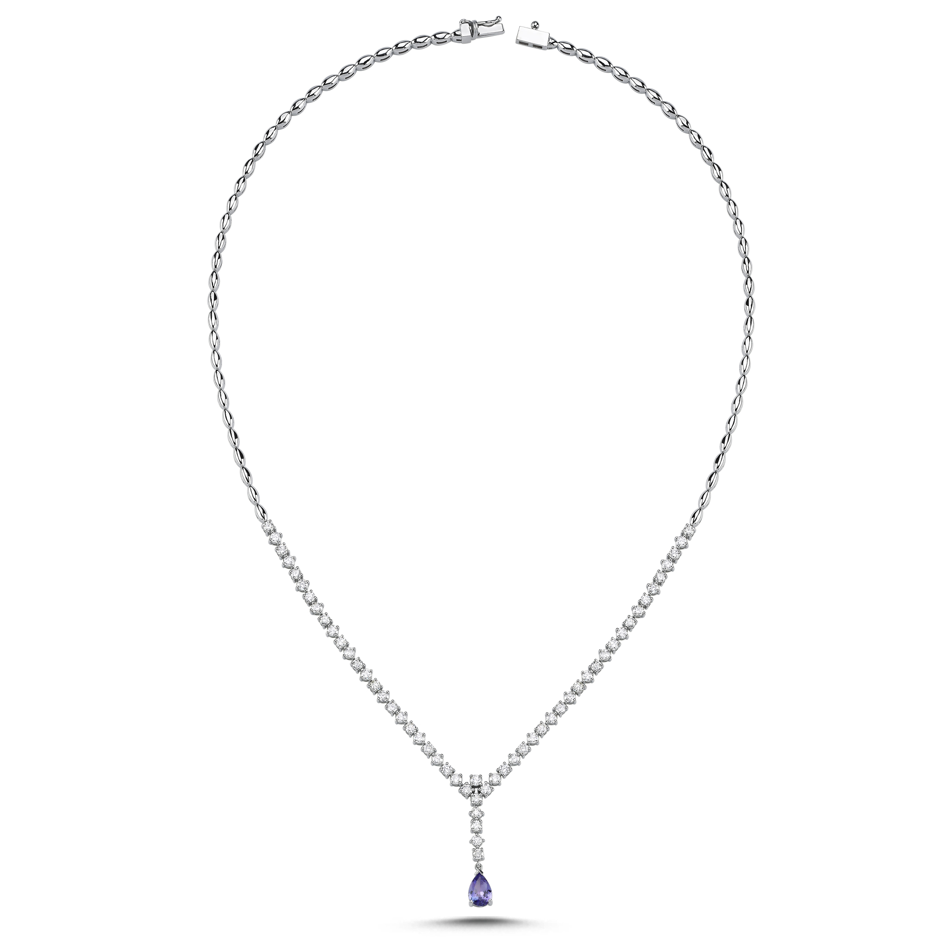 3.00 Karat Tanzanite Pırlanta Gerdanlık