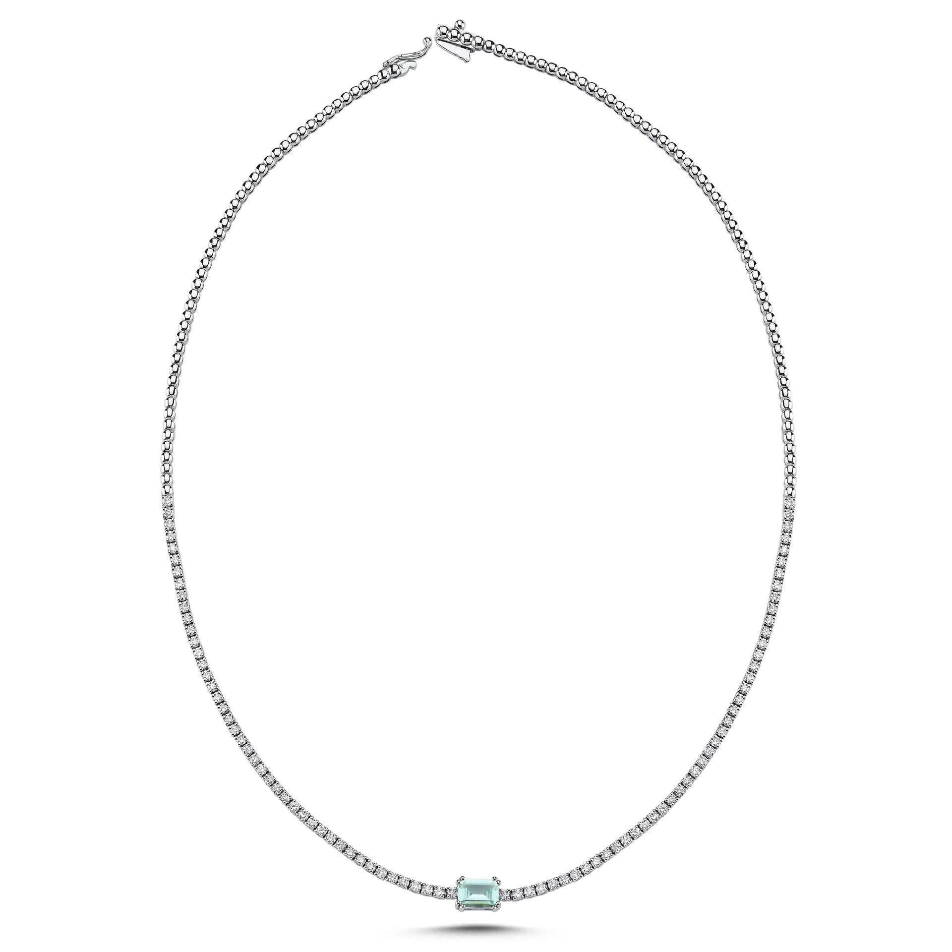 3.09 Karat Paraiba Pırlanta Gerdanlık