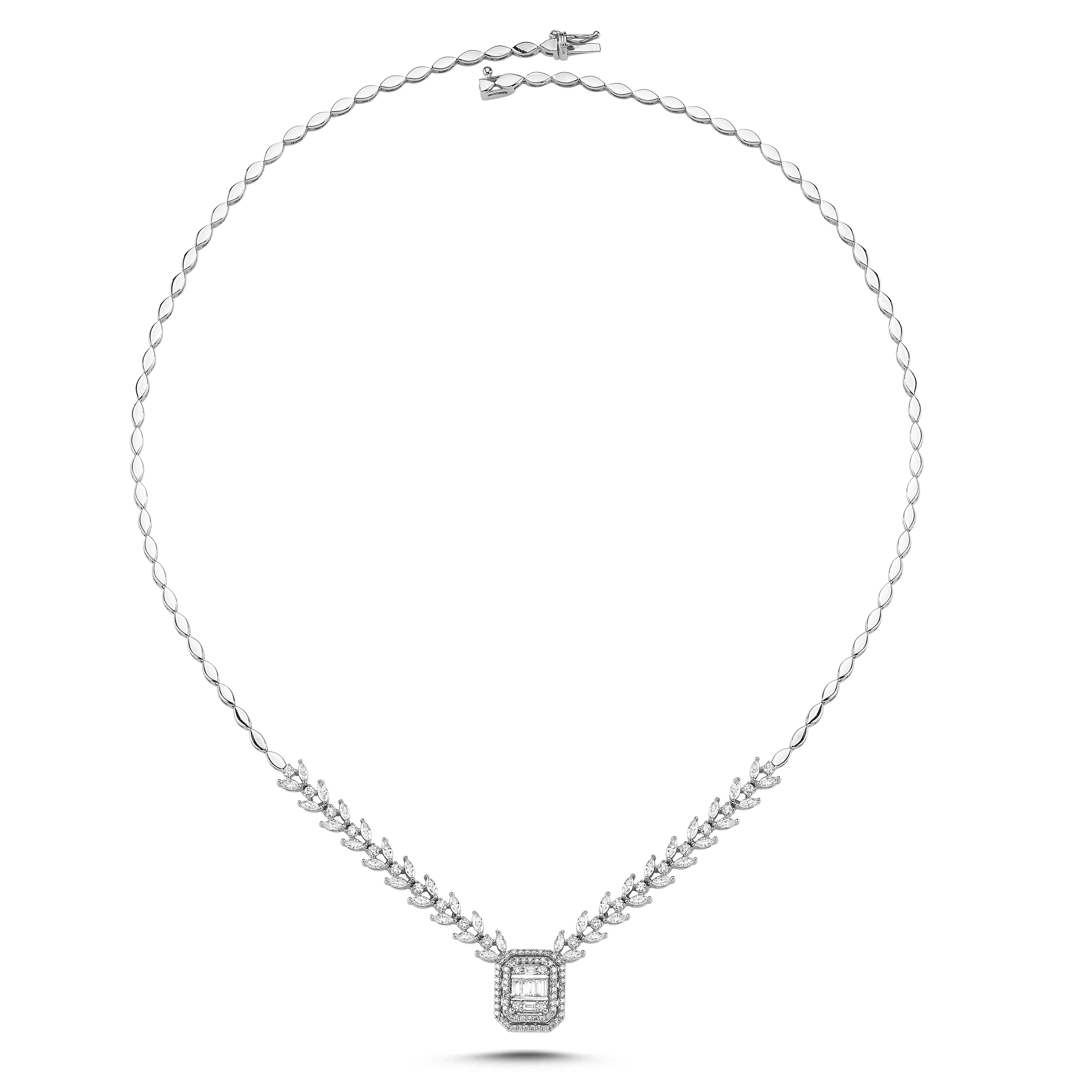 2.13Karat Baget Pırlanta Gerdanlık