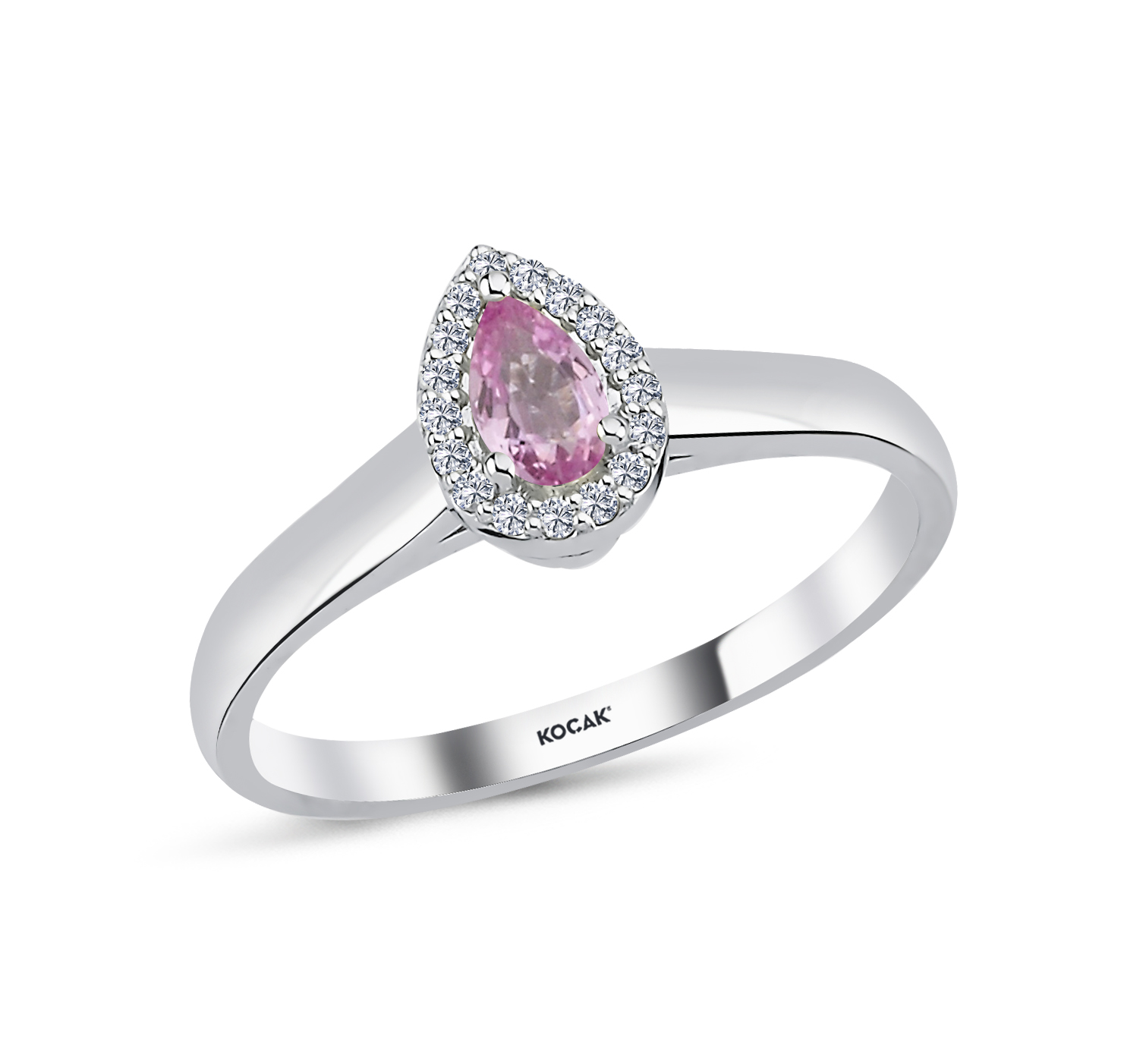 0.34 Karat Safir Pırlanta Yüzük