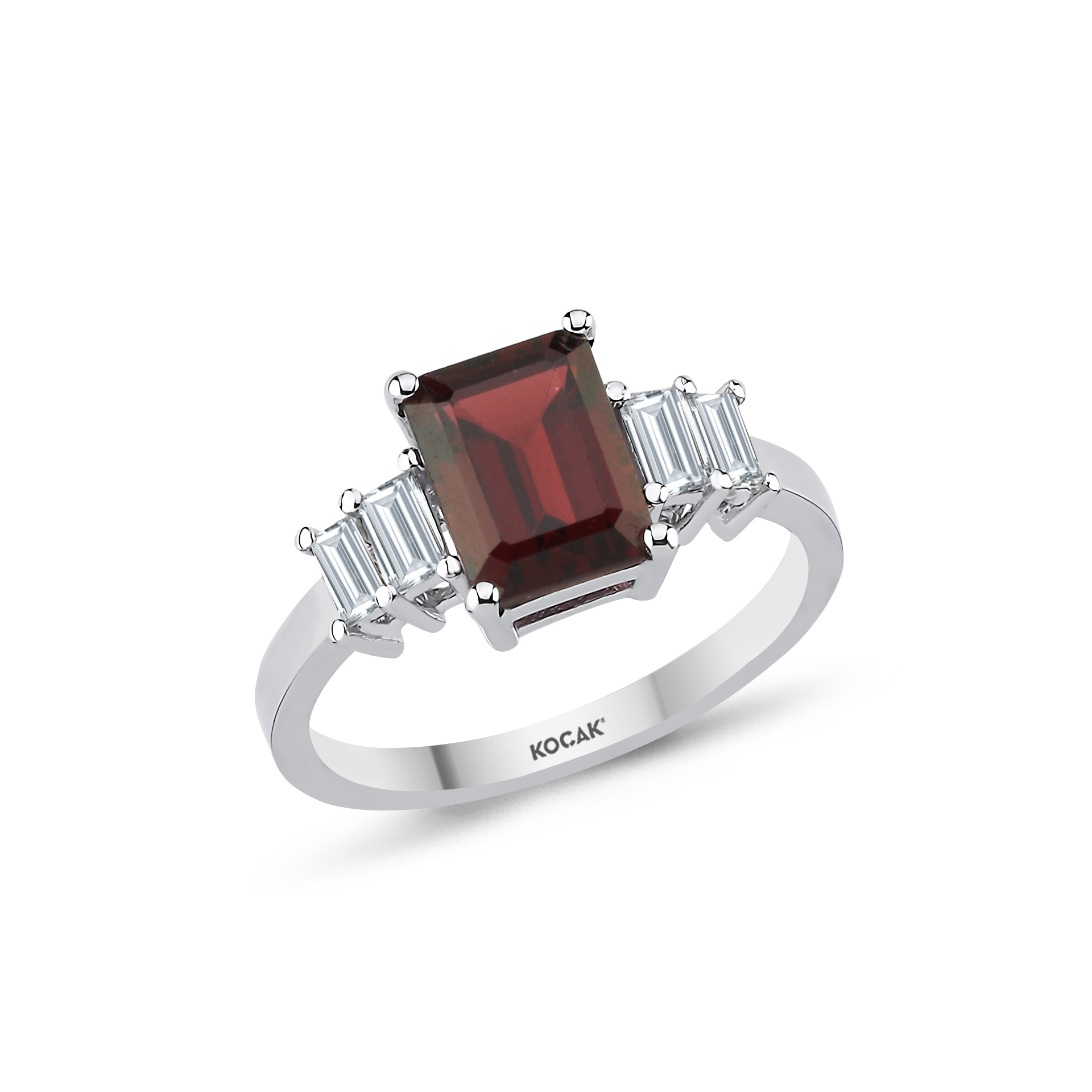 2.79 Karat Garnet Pırlanta Yüzük