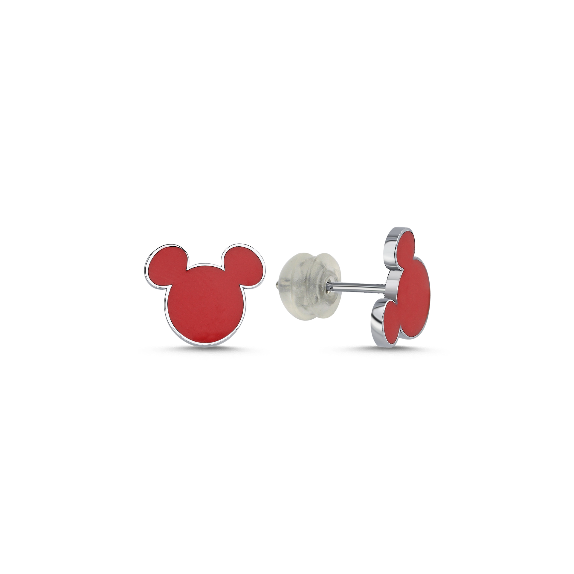 Disney Mickey Figürlü Küpe