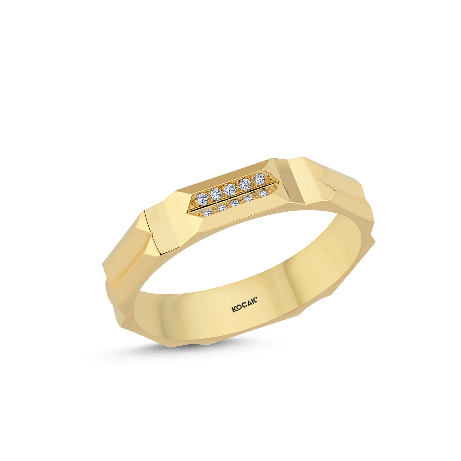 0.09 Karat Pırlanta Tasarım Alyans