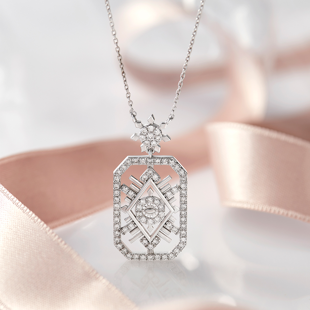 0.08 Karat Yuvarlak Taşlı Pırlanta Kolye