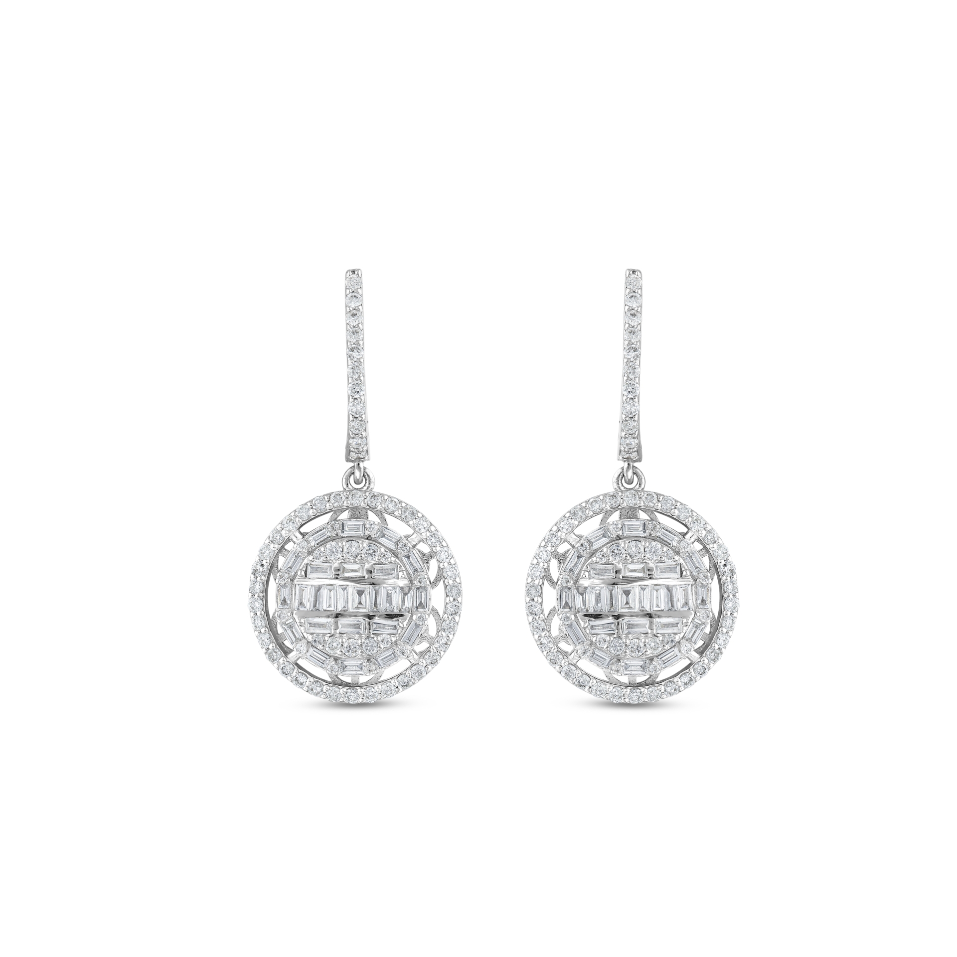 1.23 Karat Pırlanta Sallantılı Küpe