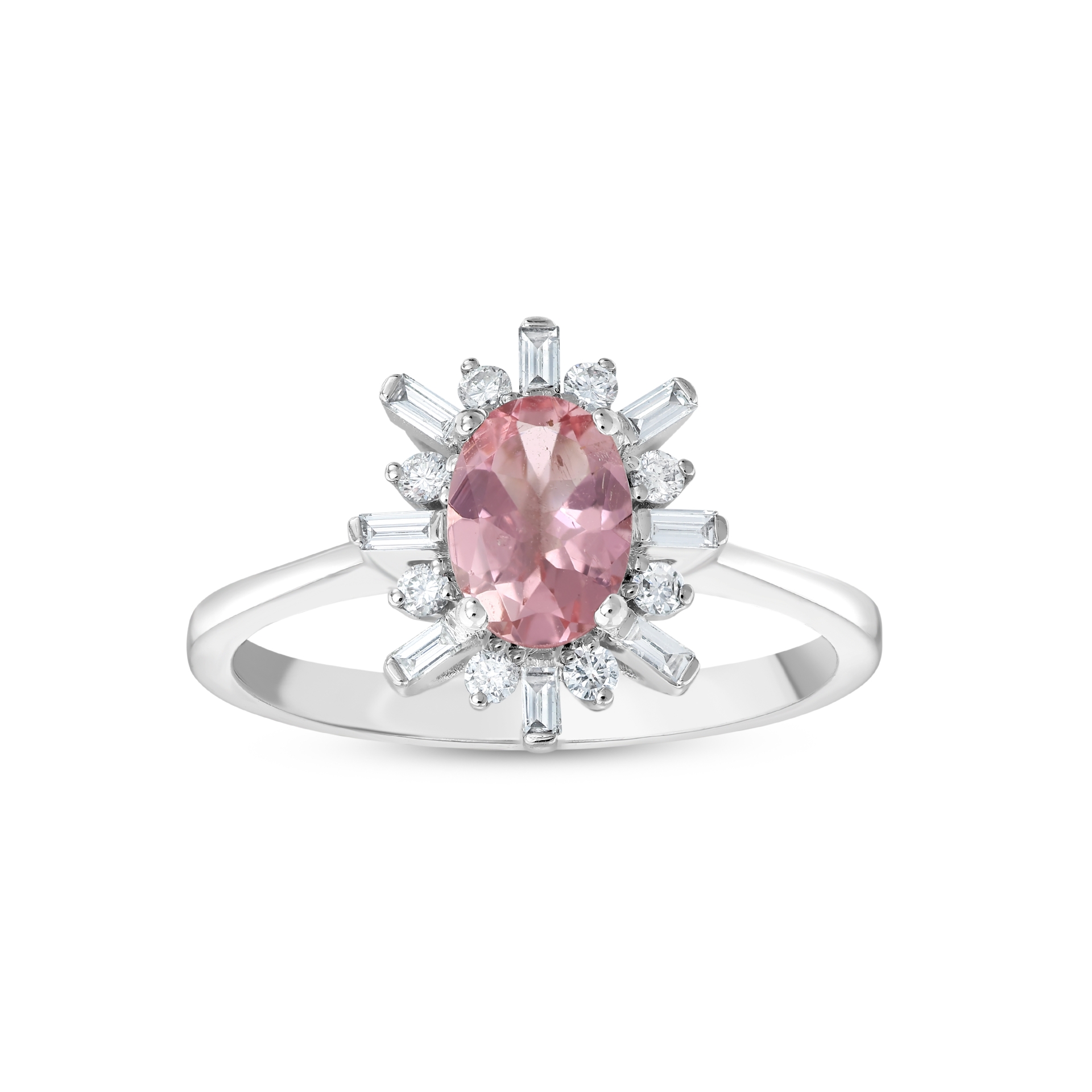 0.97 Karat Pembe Pırlanta Yüzük