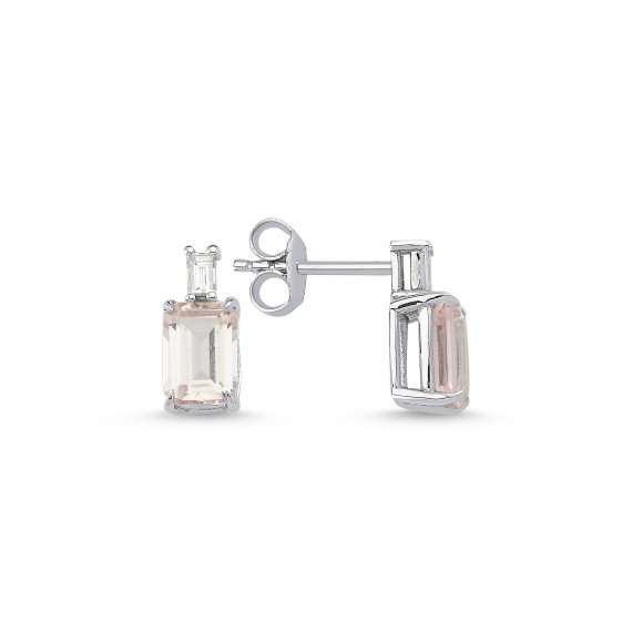 2.79 Carat PadParadscha Diamond Earrings