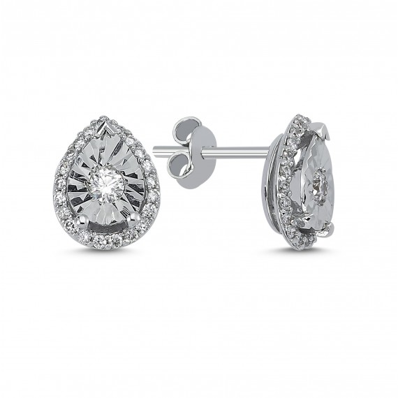 0.49 Carat Diamond Earrings