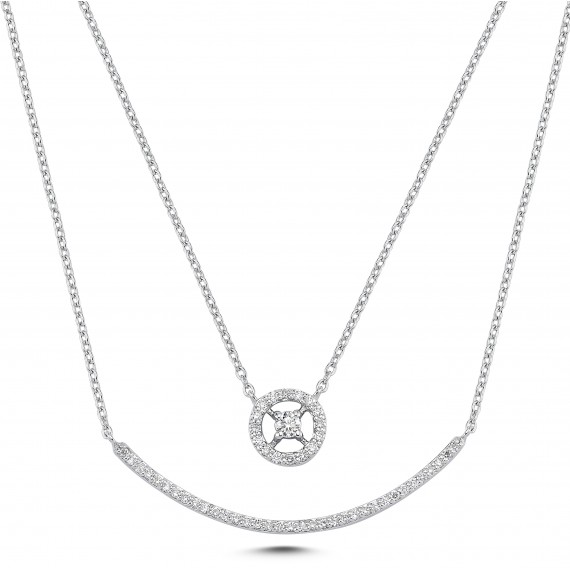 0.32 Carat Diamond Necklace