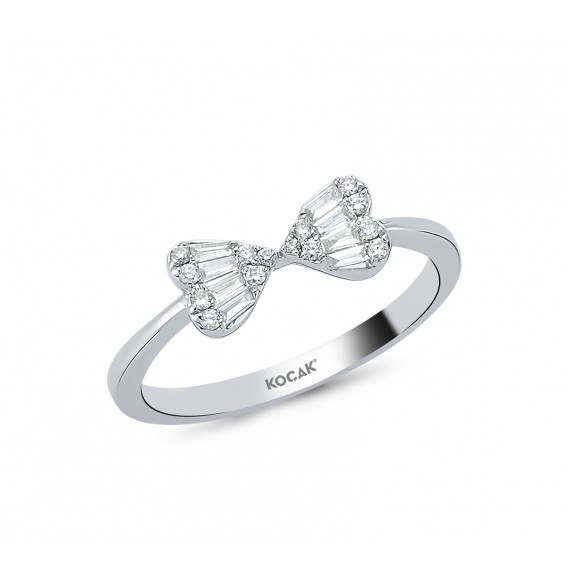 0.21 Carat Baguette Stone-set Diamond Ring