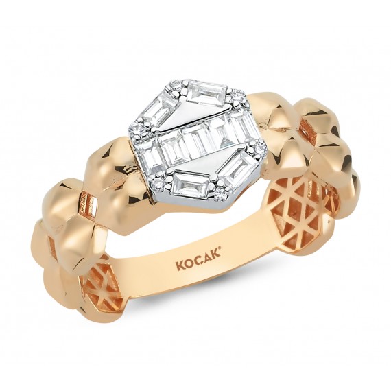 0.31 Carat Baguette Stone-set Diamond Ring