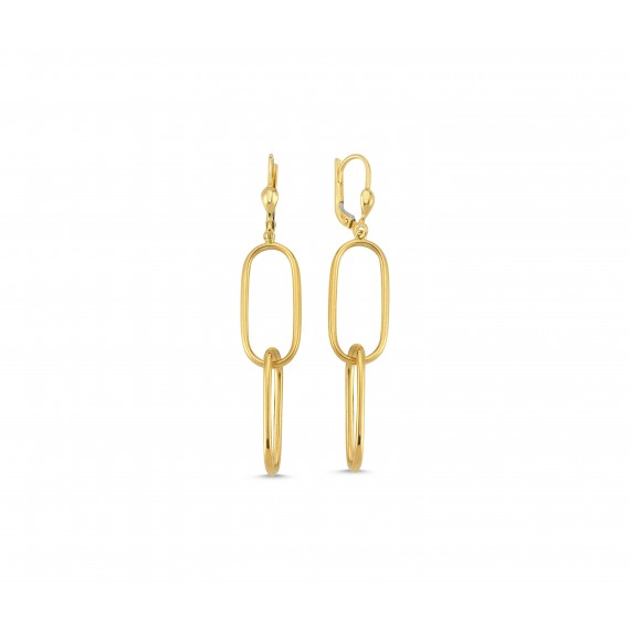 14 K Dangle Gold Earrings