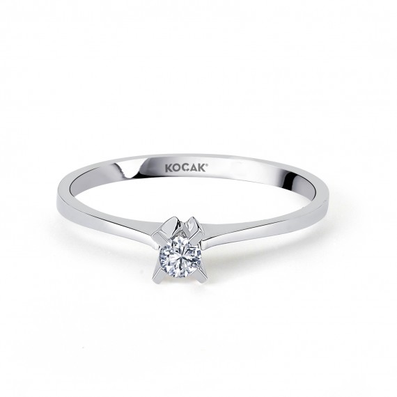 0.05 Carat EF SI Solitaire Diamond Ring