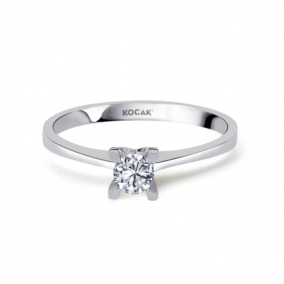 0.20 Carat EF SI Solitaire Diamond Ring