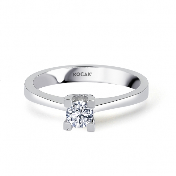 0.30 Carat EF SI Solitaire Diamond Ring