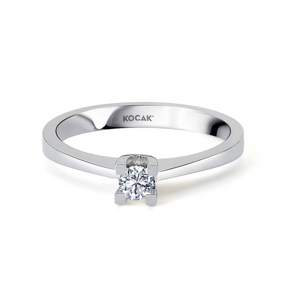 0.15 Carat EF SI Solitaire Diamond Ring