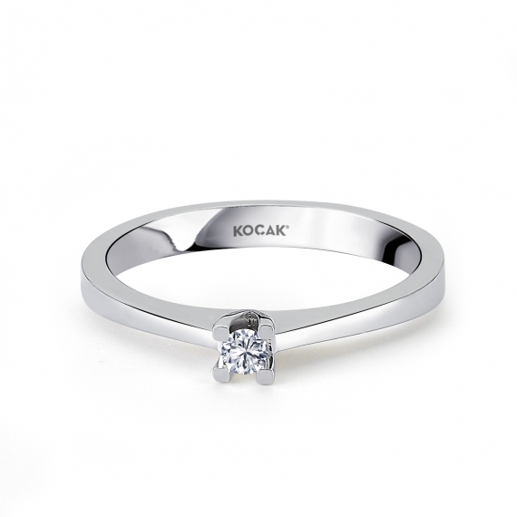 0.05 Carat EF SI Solitaire Diamond Ring