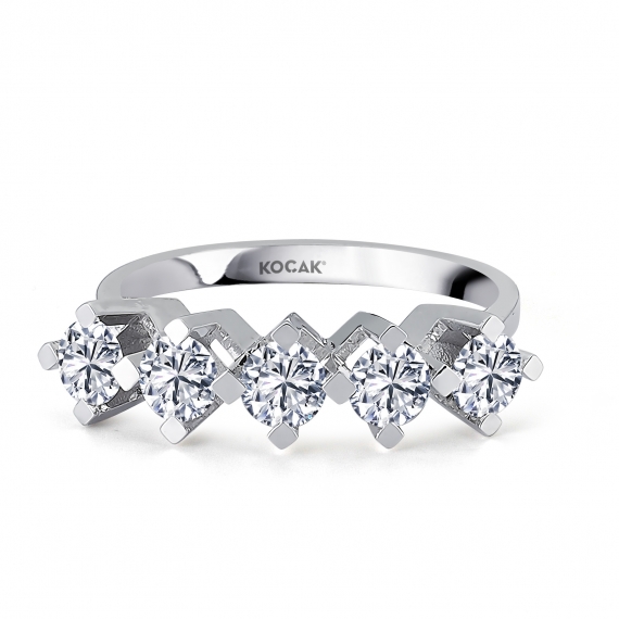 1.25 GH SI Carat Diamond Five-Stone Ring