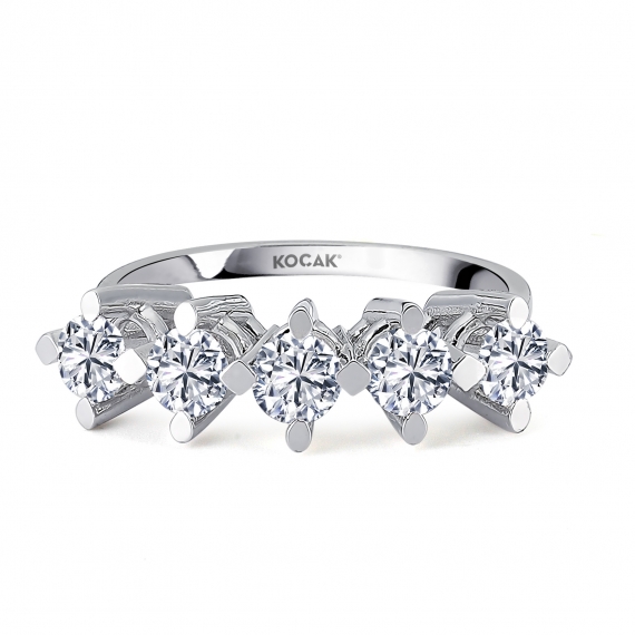 1.25 EF SI Carat Diamond Five-Stone Ring