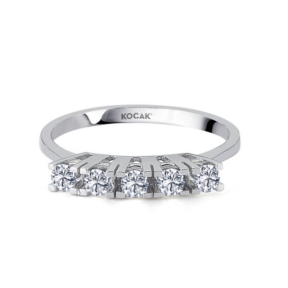 0.30 GH SI Carat Diamond Five-Stone Ring