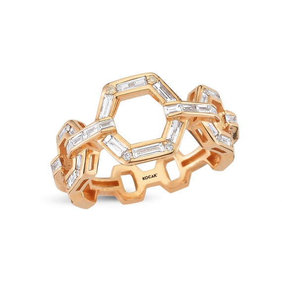 0.72 Carat Baguette Stone-set Diamond Ring