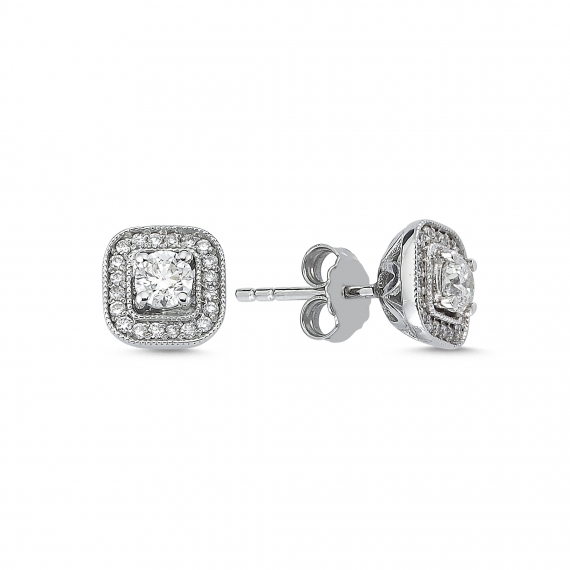 0.65 Carat Diamond Earrings