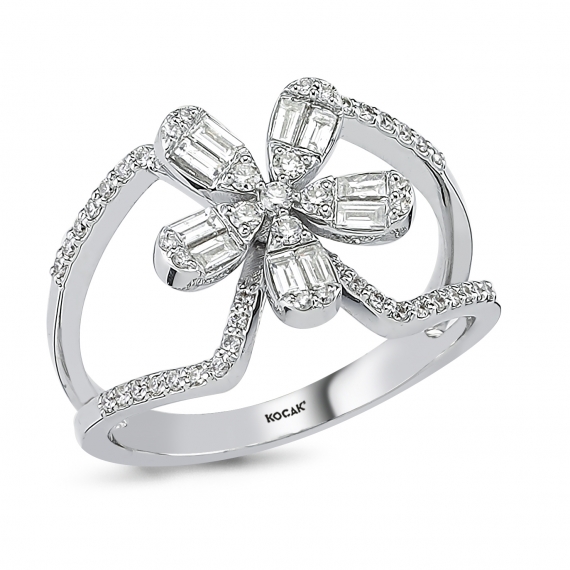 0.49 Baguette Stone-set Carat Diamond Ring