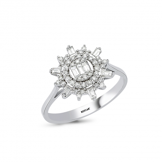 0.37 Carat Baguette Diamond Ring