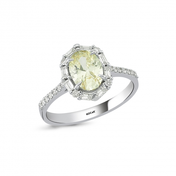 2.21 Carat Colored Diamond Ring