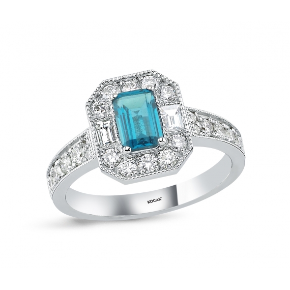 1.51 Carat Londra Blue Diamond Ring