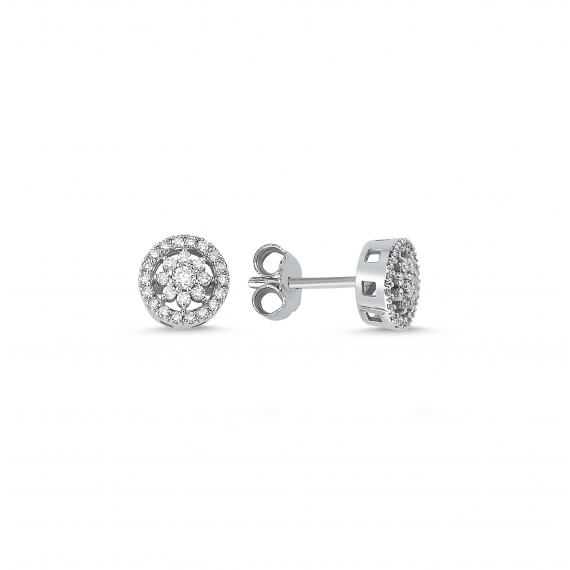 0.34 Carat Diamond Earrings