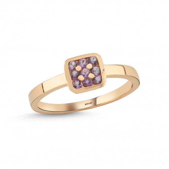 0.20 Carat Colored Stone-set Ring