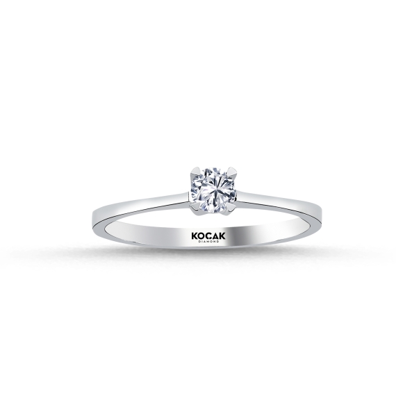 0.20 Carat EF SI Solitaire Diamond Ring