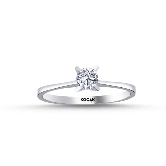 0.30 Carat EF SI Solitaire Diamond Ring