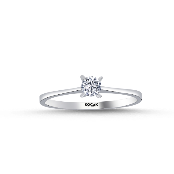0.20 Carat EF SI Solitaire Diamond Ring