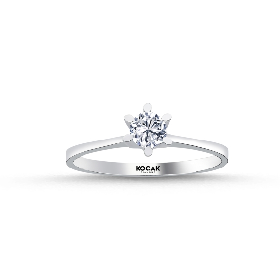 0.30 Carat EF SI Solitaire Diamond Ring