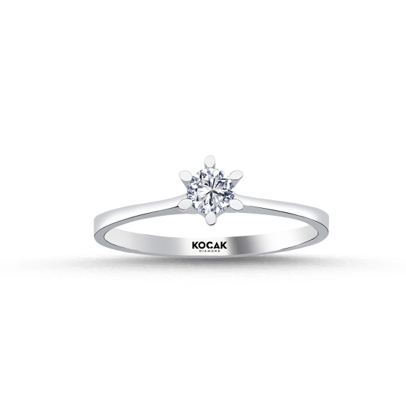 0.20 Carat EF SI Solitaire Diamond Ring