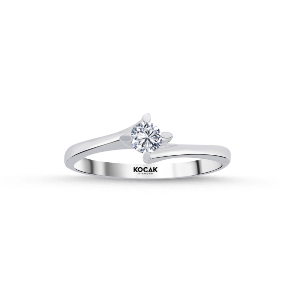 0.20 Carat EF SI Solitaire Diamond Ring